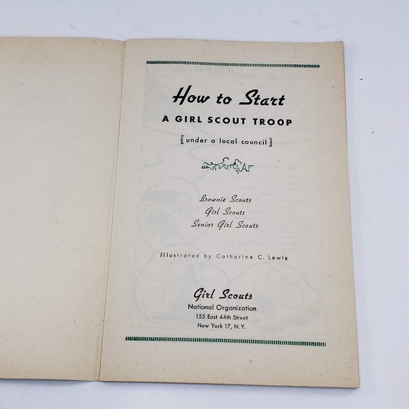 How To Start A Girl Scout Troop Catalog Booklet 1946 - Picture 2 of 5